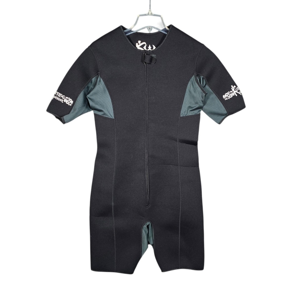 Kutting Weight Sauna Suit Men's‎ Large Black Neoprene Short Sleeve Slimming Body
